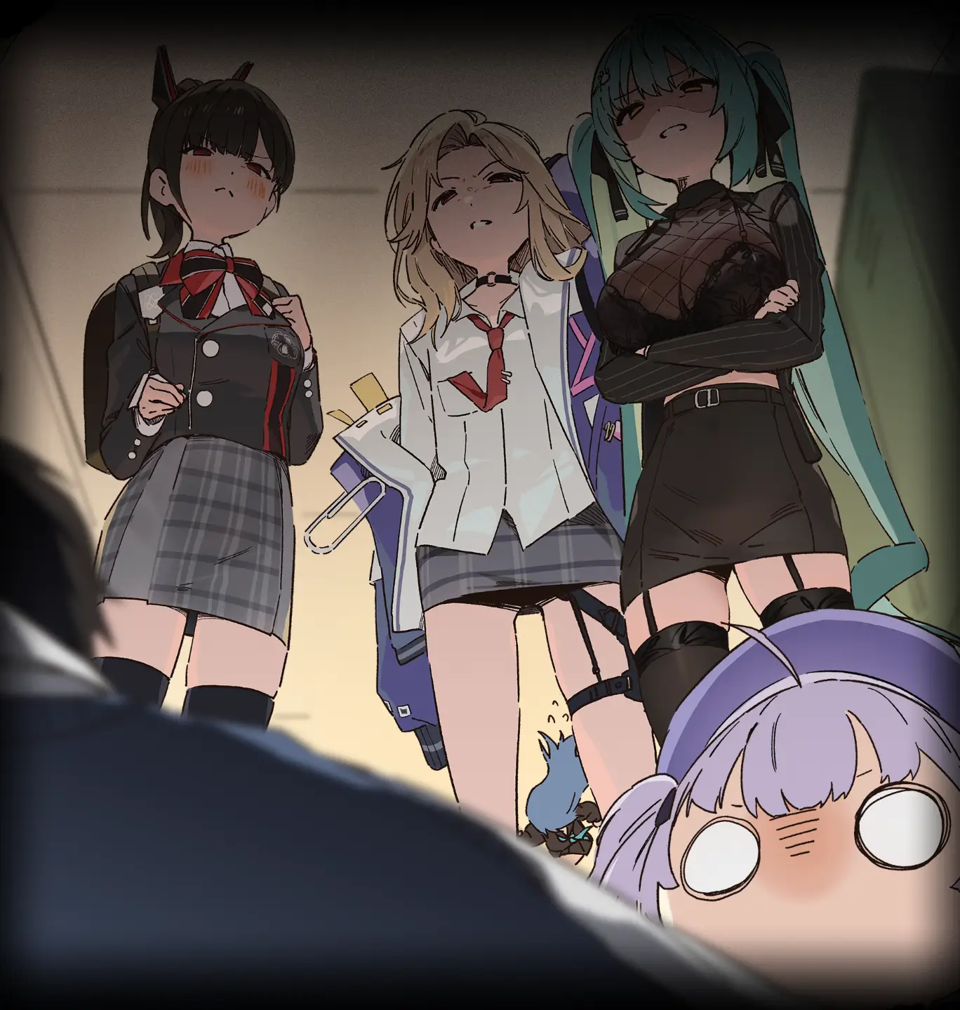 One of the bad end CGs with us being discovered. There's many more to collect so keep going!